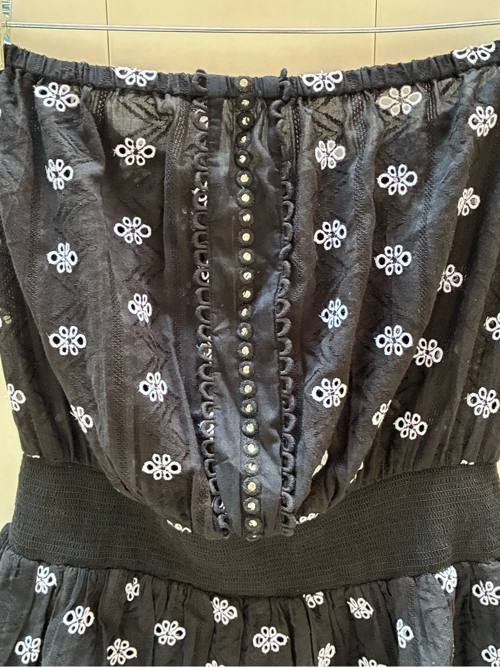 Ramy Brook Rita Black Printed Tiered Mini Skirt Cover Up